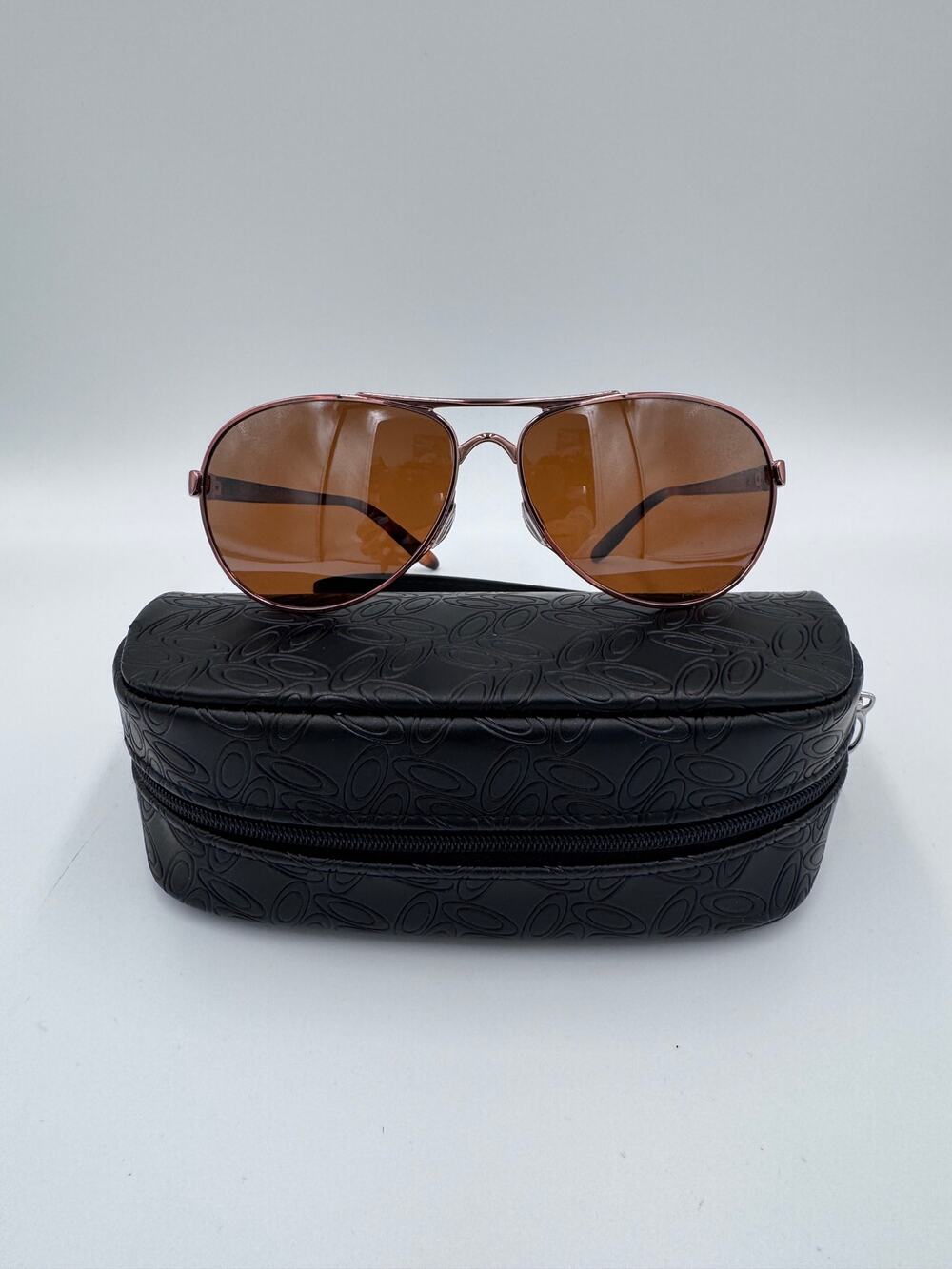 New Oakley Polarized OO4079 FEEDBACK Rose gold Prizm Tungsten